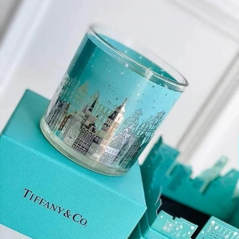 Tiffany & Co. City Skyline Glass Candle