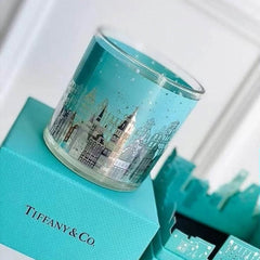 Tiffany & Co. City Skyline Glass Candle