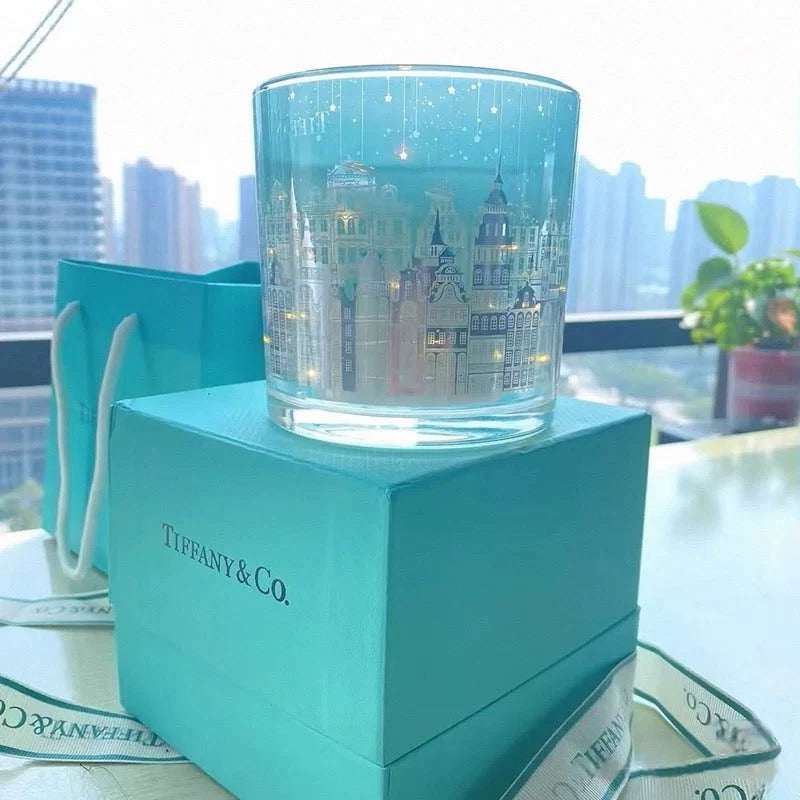 Tiffany & Co. City Skyline Glass Candle