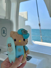 Hello Kitty × The Kahala Resort Surf Plush Keychain (Limited Edition)