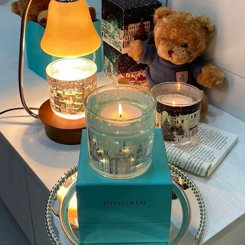 Tiffany & Co. City Skyline Glass Candle