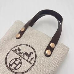 [Limited Collection] Upcycled Dust Bag Rattan Bucket Bag (n/5)