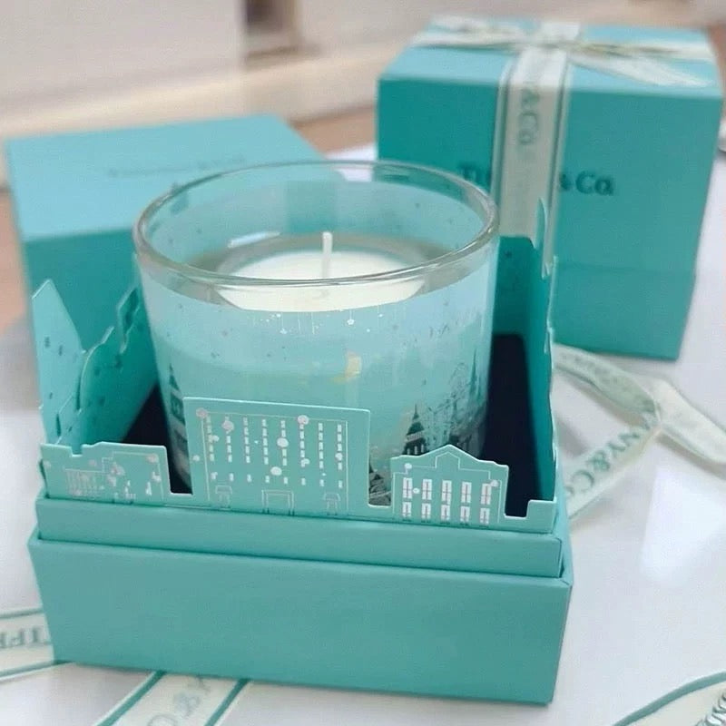 Tiffany & Co. City Skyline Glass Candle