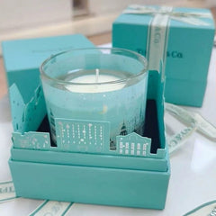 Tiffany & Co. City Skyline Glass Candle